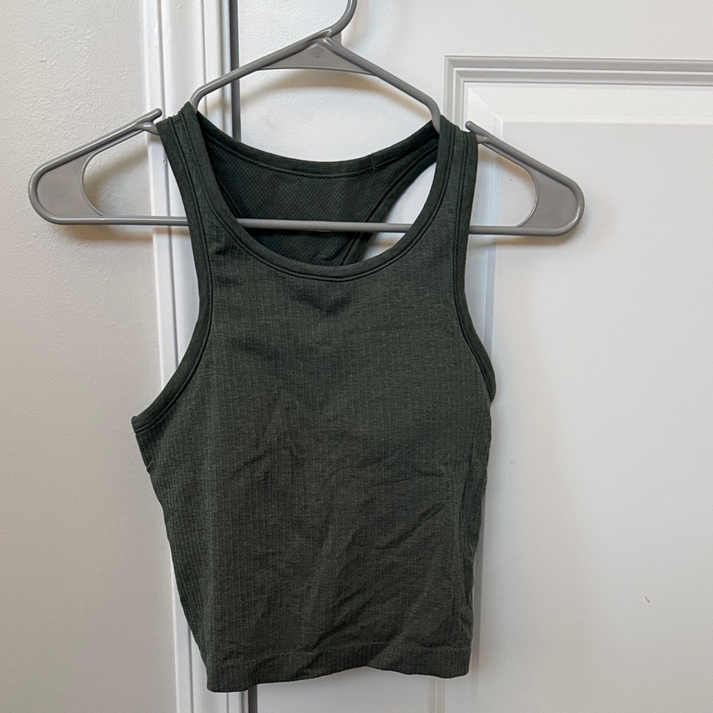 Lululemon Ebb to Street Cropped Racerback Tank